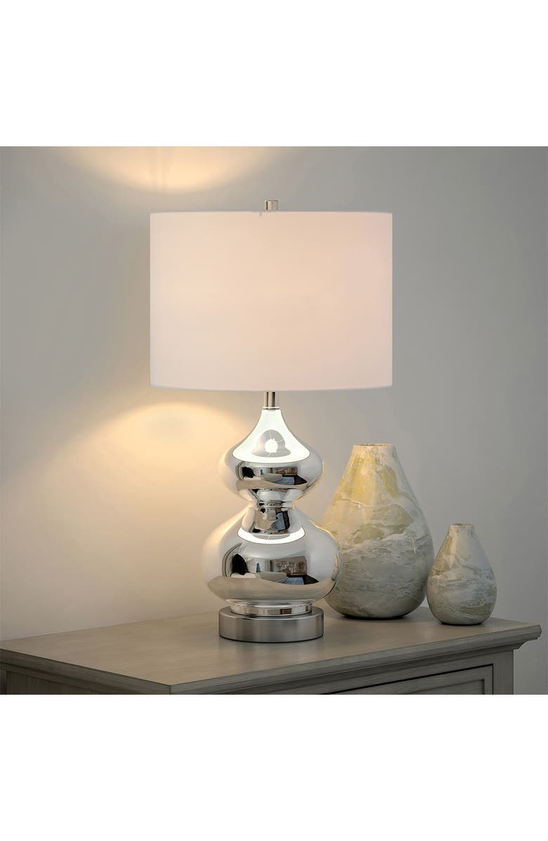 ADDISON AND LANE Katrin Table Lamp - Nickel Plated Glass, Alternate, color, 