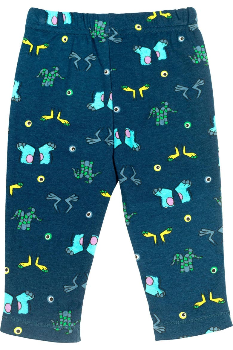 Pixar Bodysuit Pants and Hat Set, Alternate, color, Mike Sulley Lime Navy