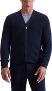 Bugatchi Rib Merino Wool Cardigan