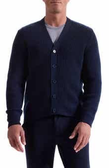 Rib Merino Wool Cardigan