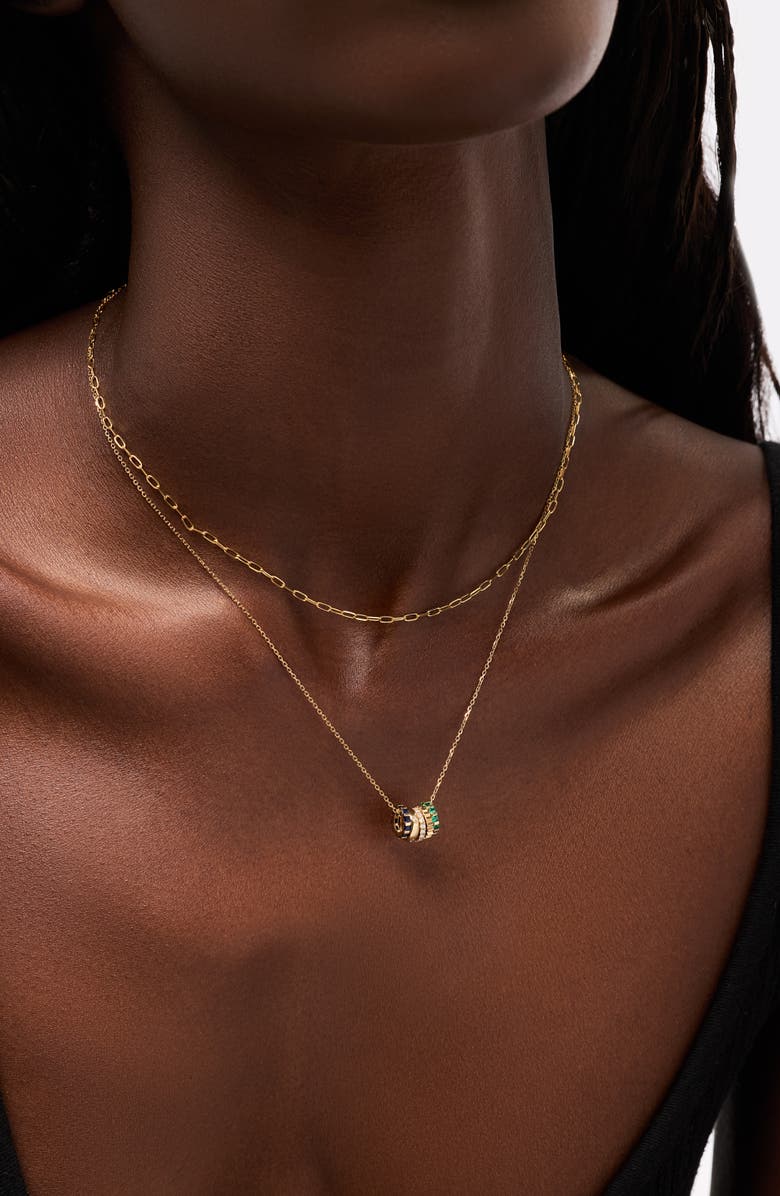 Ana Luisa Solid Yellow Gold - Stella Charm Necklace, Alternate, color, 