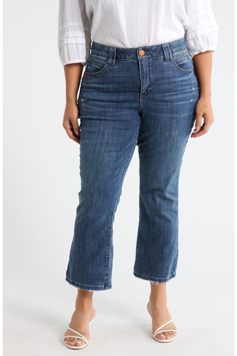 Crop Flare Jeans, Main, color, INDIGO ARTISANAL