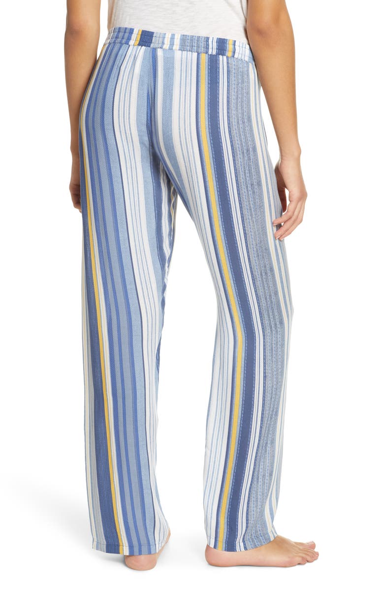 PJ Salvage Beach Blue Stripe Pajama Pants, Alternate, color, 