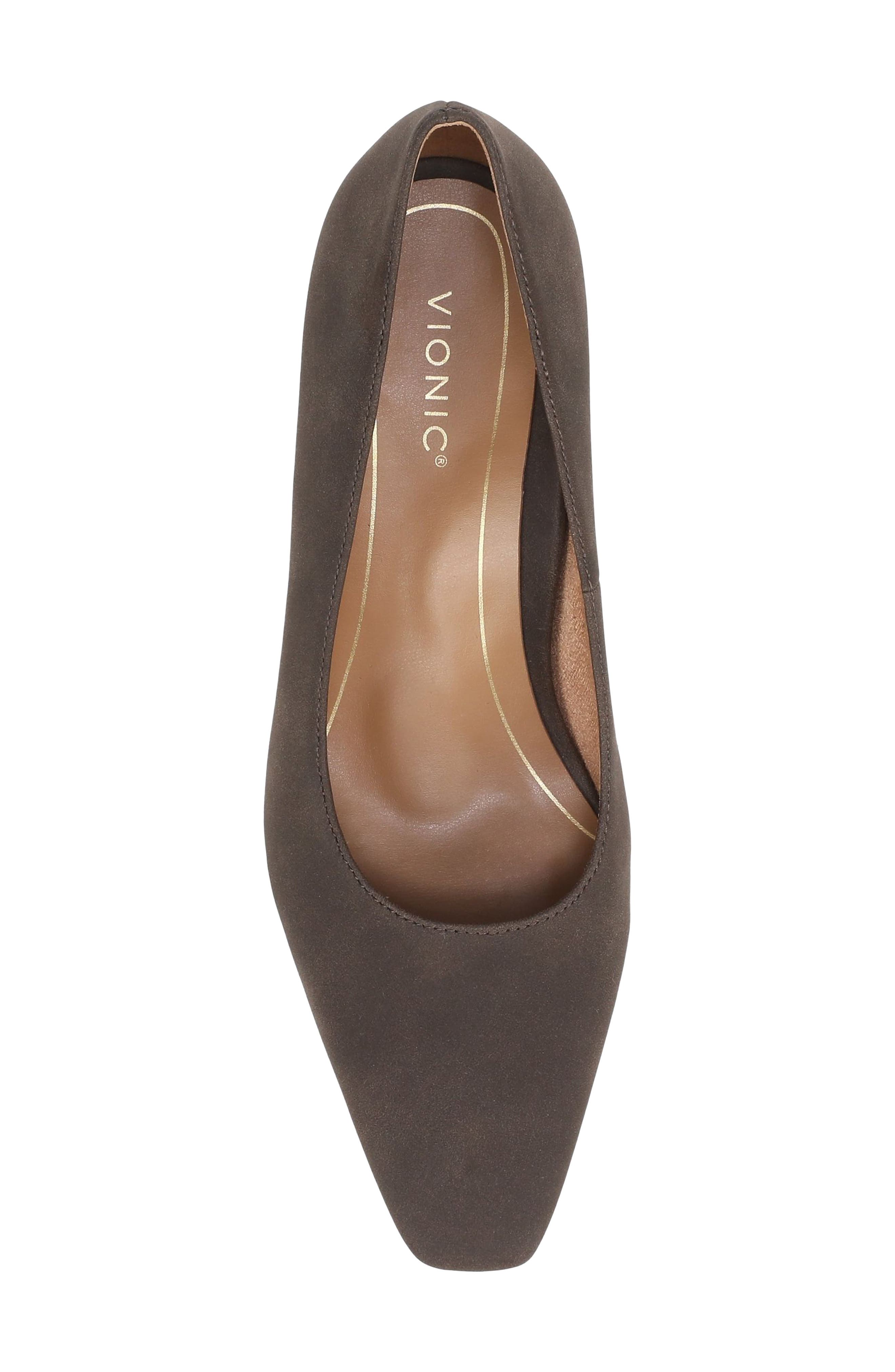 Saylor Faux Leather Pump, Alternate, color, CHOCOLATE
