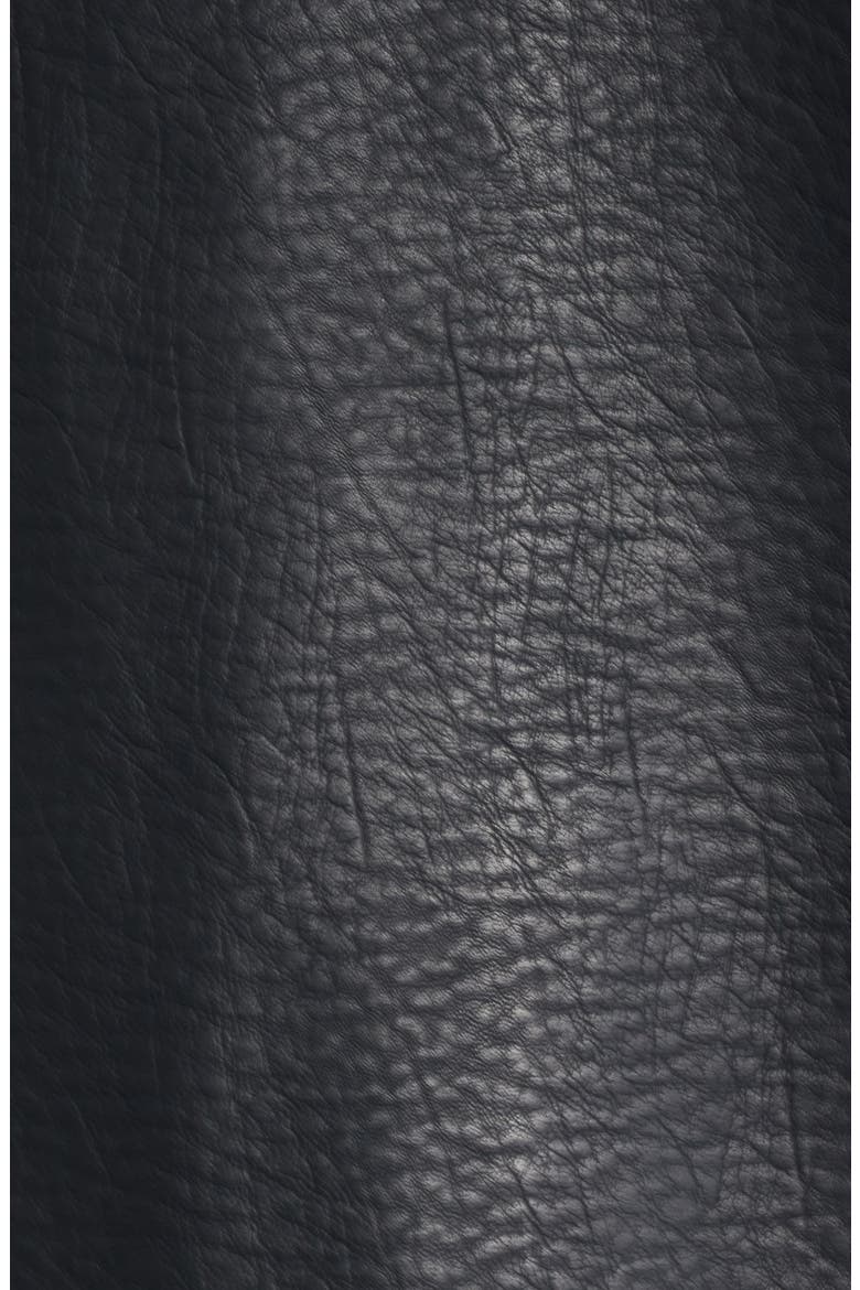 Dria Faux Leather & Faux Shearling Jacket, Alternate, color, BLACK SHEARLING