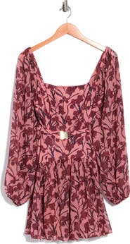 Hutch Dahlia Long Sleeve Fit & Flare Dress