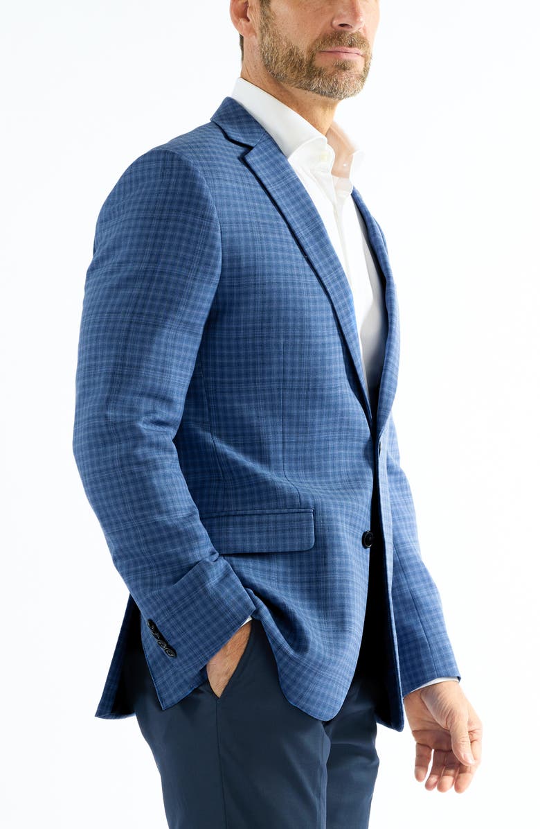 CRICKETEER Check Wool Blend Sport Coat, Alternate, color, 