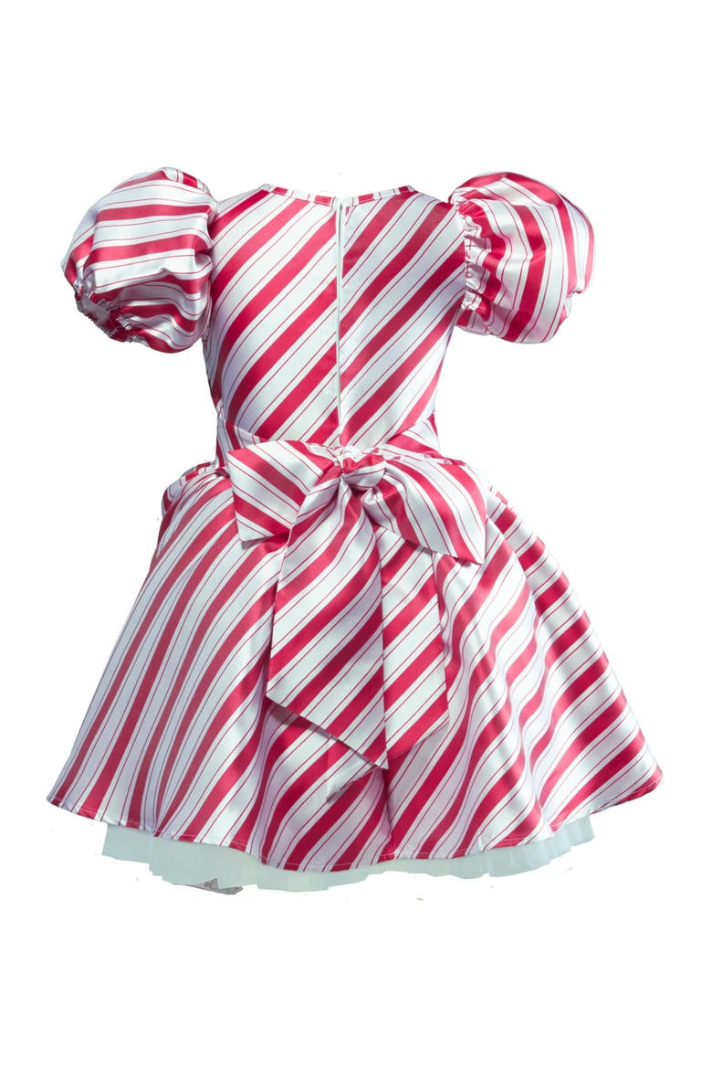 Candy Cane Dress for Girls, Alternate, color, Red