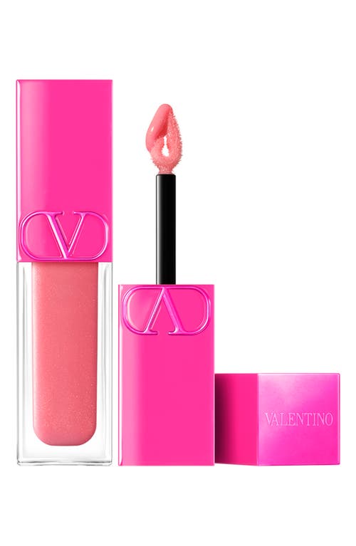 Valentino Puffer Complex Lip Plumper Gloss In 103r Don't Be So Nude
