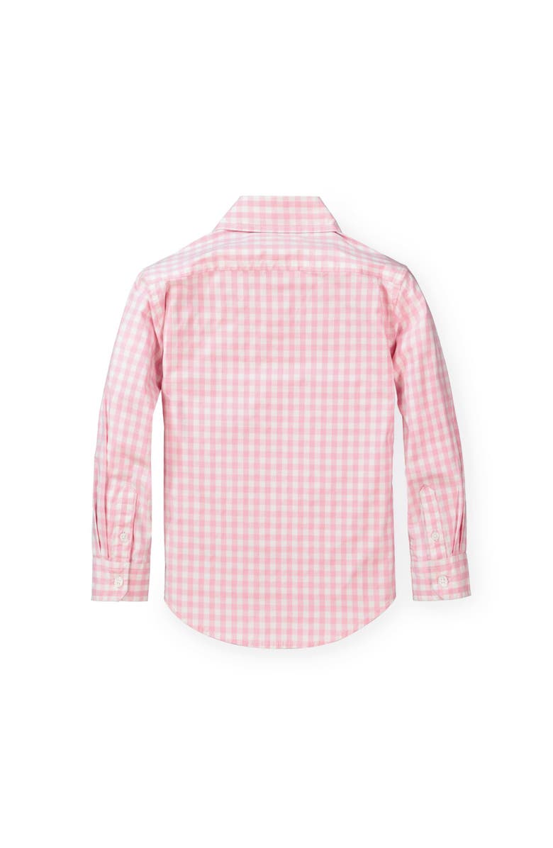 Hope & Henry Baby Boys' Poplin Button Down Shirt, Infant, Alternate, color, Pink Gingham