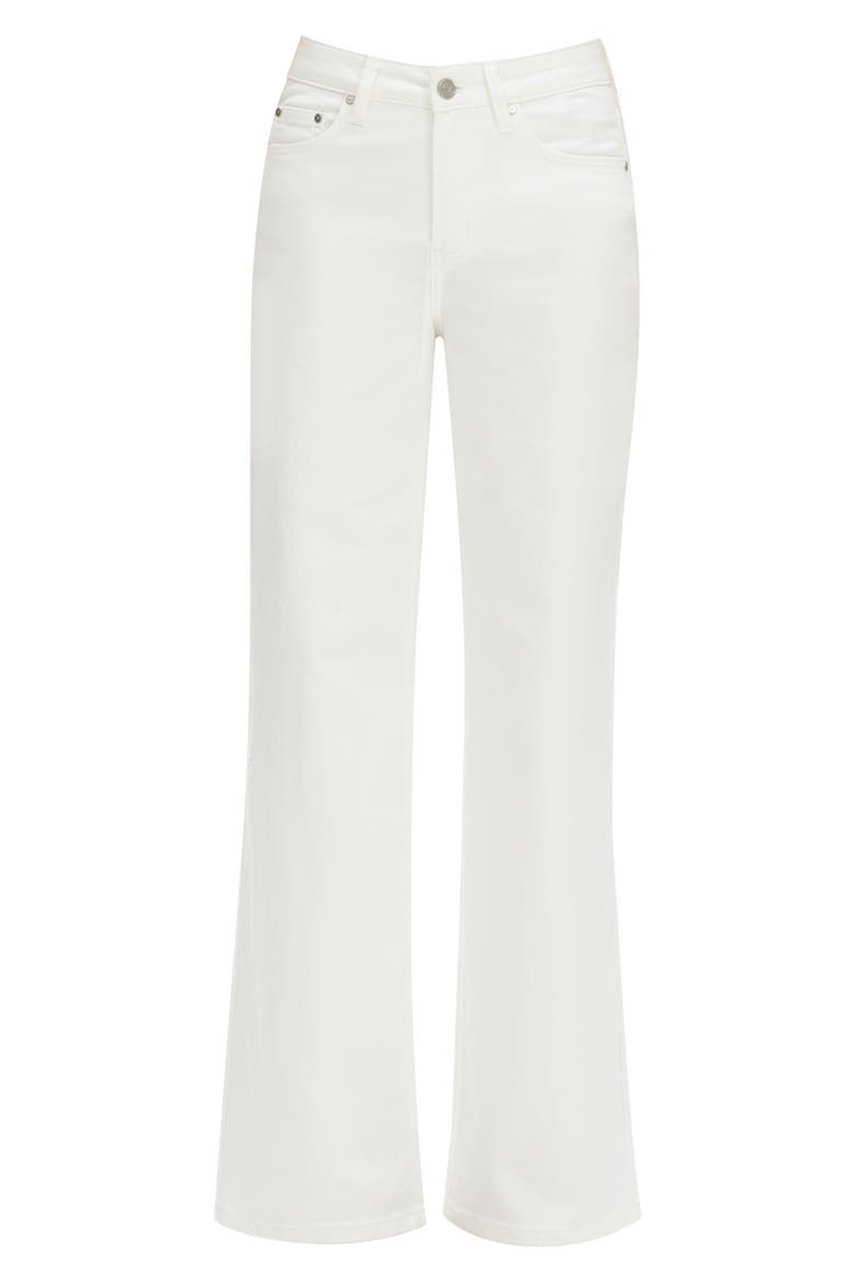 Maeve Straight Leg Jeans, Alternate, color, WHITE
