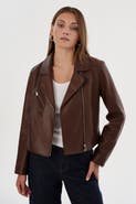 LAMARQUE VALERIA | Leather Biker Jacket