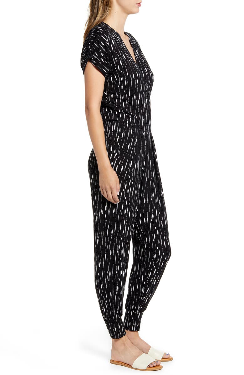 Loveappella Wrap Jumpsuit, Alternate, color,