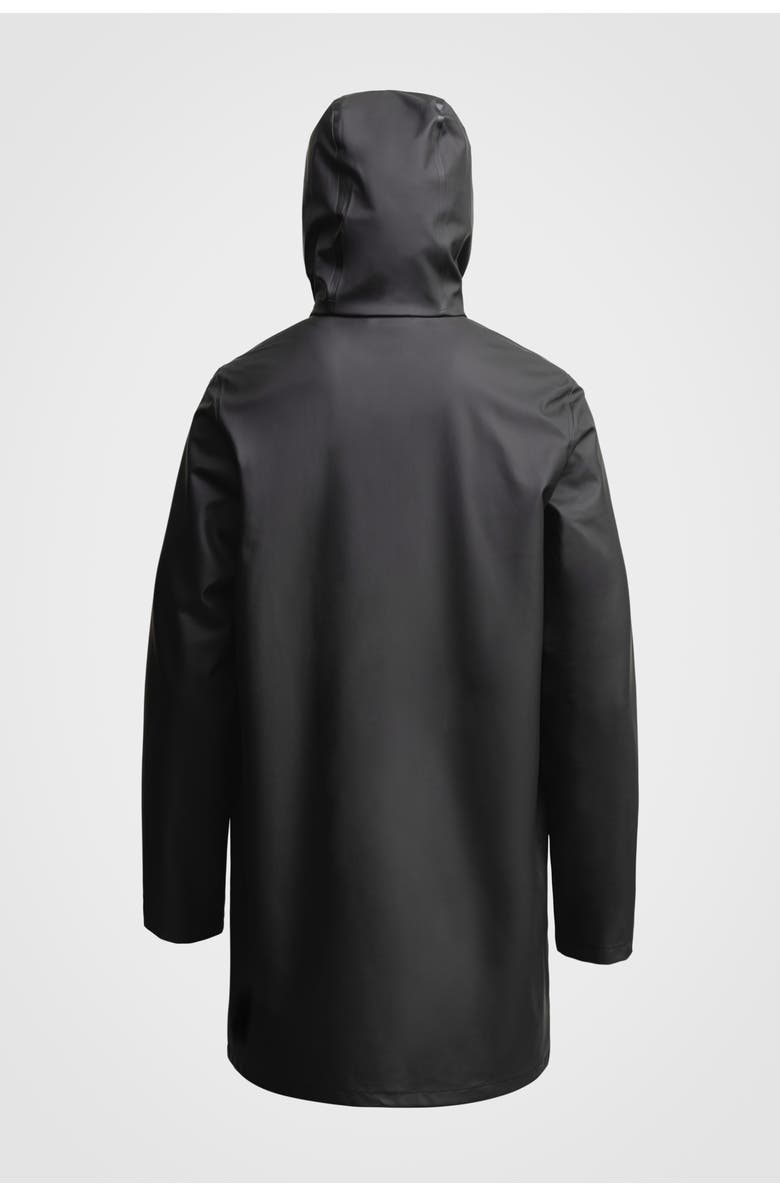 Stutterheim Stockholm Lightweight Raincoat, Alternate, color, Black