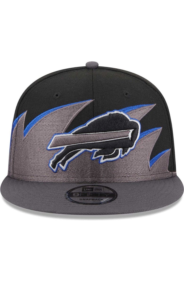 New Era Men's New Era Black Buffalo Bills Tidal Wave 9FIFTY Snapback Hat, Alternate, color, 