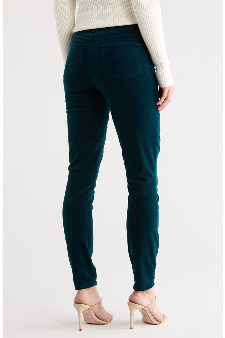 Monique Ultrahigh Waist Skinny Jeans, Alternate, color, RICH TEAL
