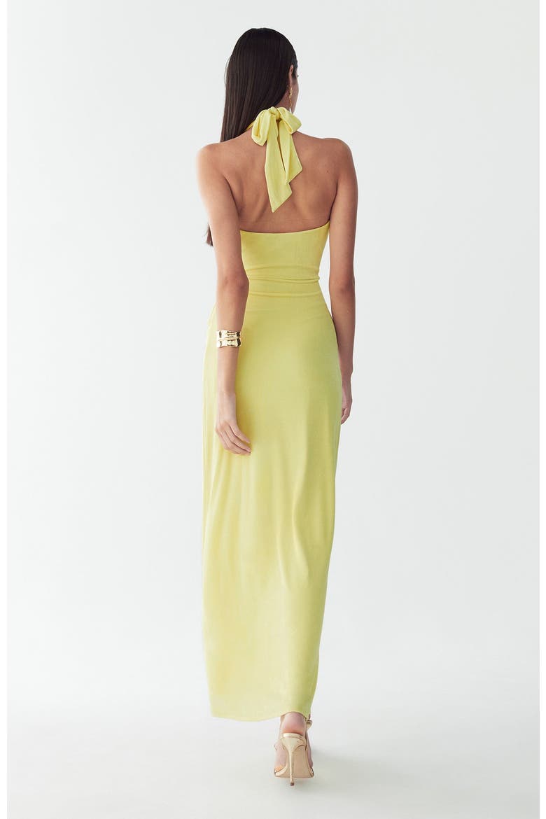 Dakota Maxi Dress, Alternate, color, Lemon Sorbet