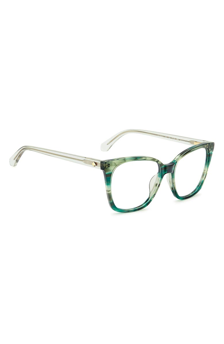 Kate Spade New York taya 52mm square optical glasses, Alternate, color, 