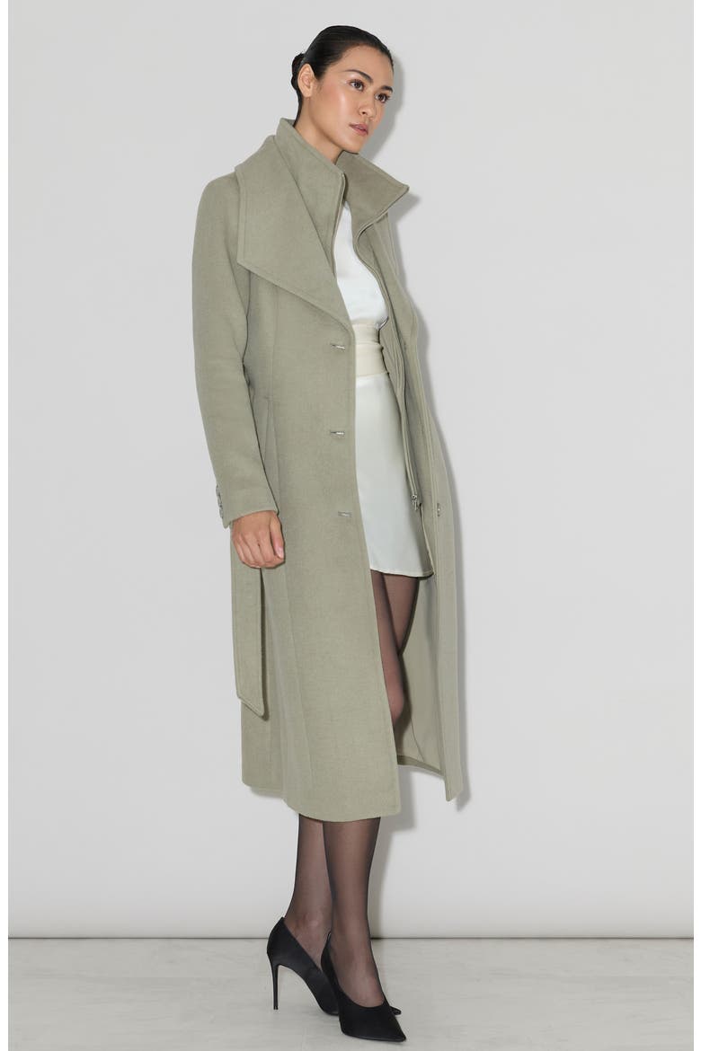 Ilana Wool Blend Coat, Alternate, color, SAGEBRUSH