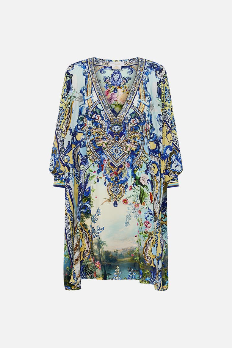 Short Kaftan With Cuff Wall To Wall Wonders, Alternate, color, Wall To Wall Wonders