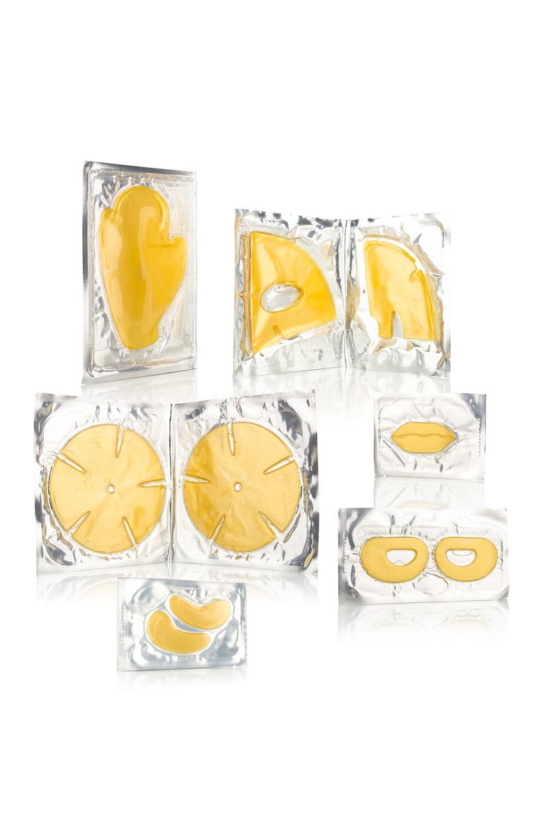 MARTINNI MASKS You're Golden 6-Piece Mask Set, Main, color,