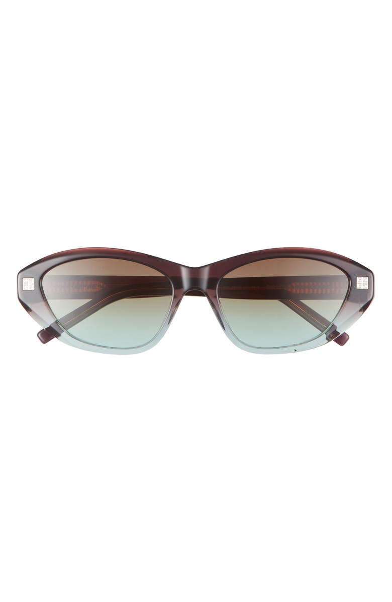 Givenchy GV Day Cat Eye Sunglasses, Main, color, Dark Brown/ Other / Brown