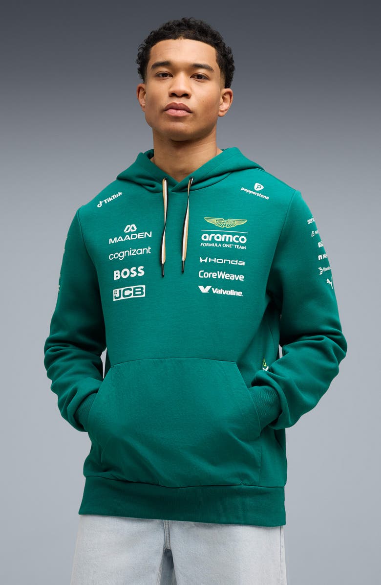 PUMA x AMF1 Replica Performance Graphic Hoodie, Alternate, color, 