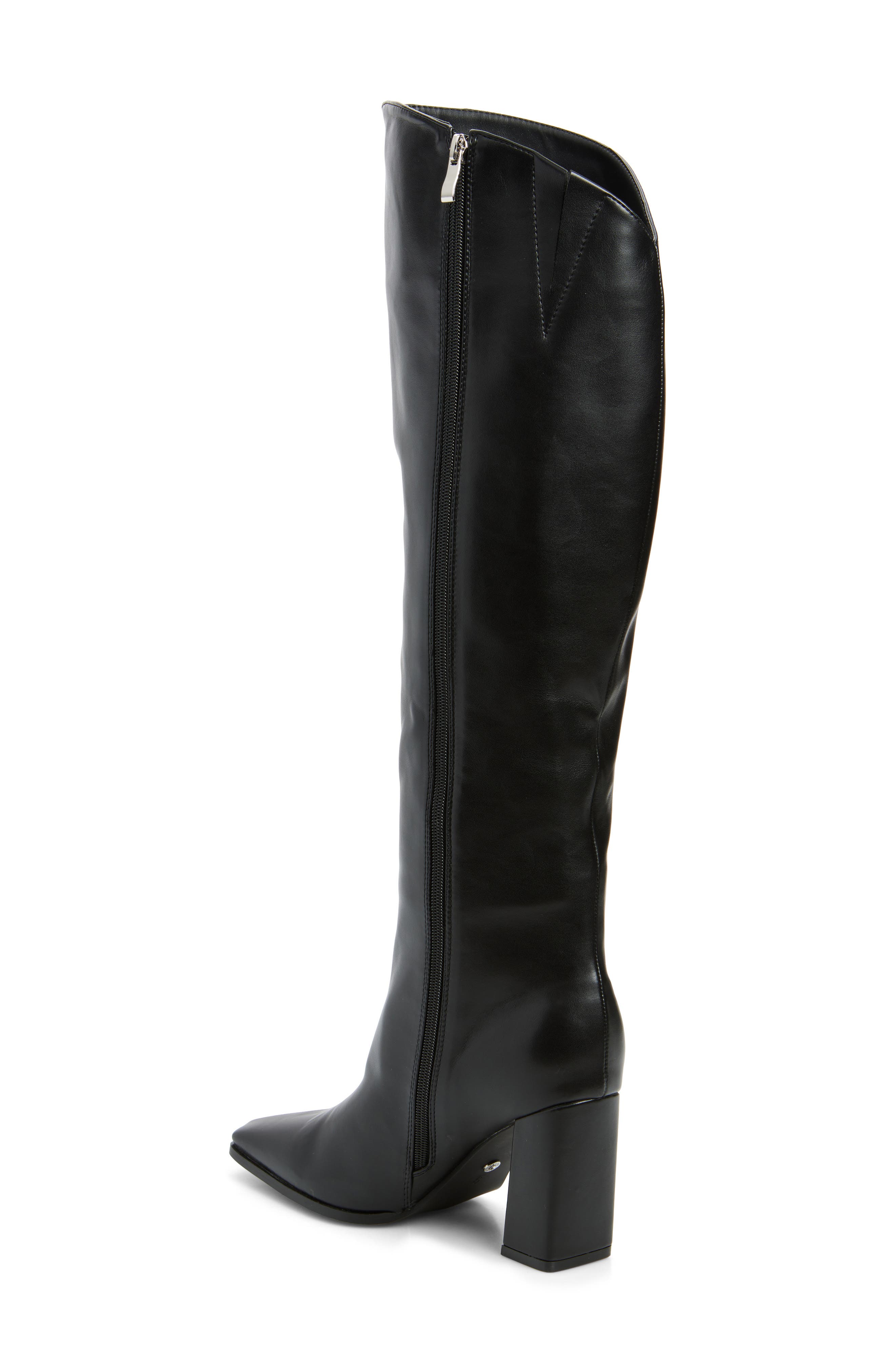 AZALEA WANG Graciella Knee High Boot, Alternate, color, Black