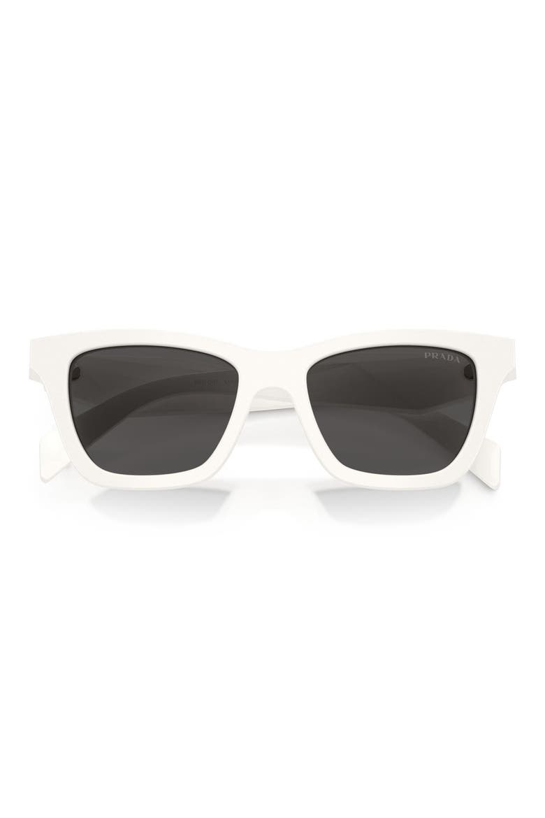 51mm Butterfly Sunglasses, Alternate, color, TALC / DARK GREY