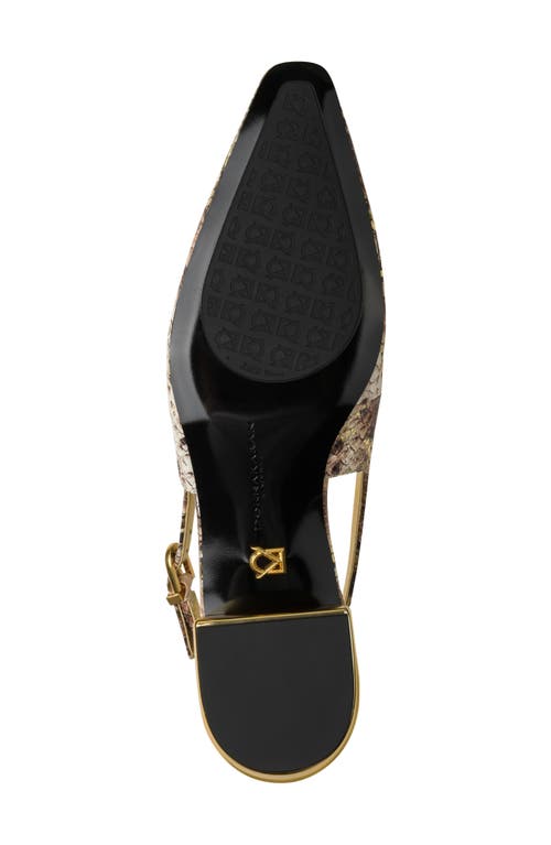 Donna Karan New York Savita Slingback Pump In Gold