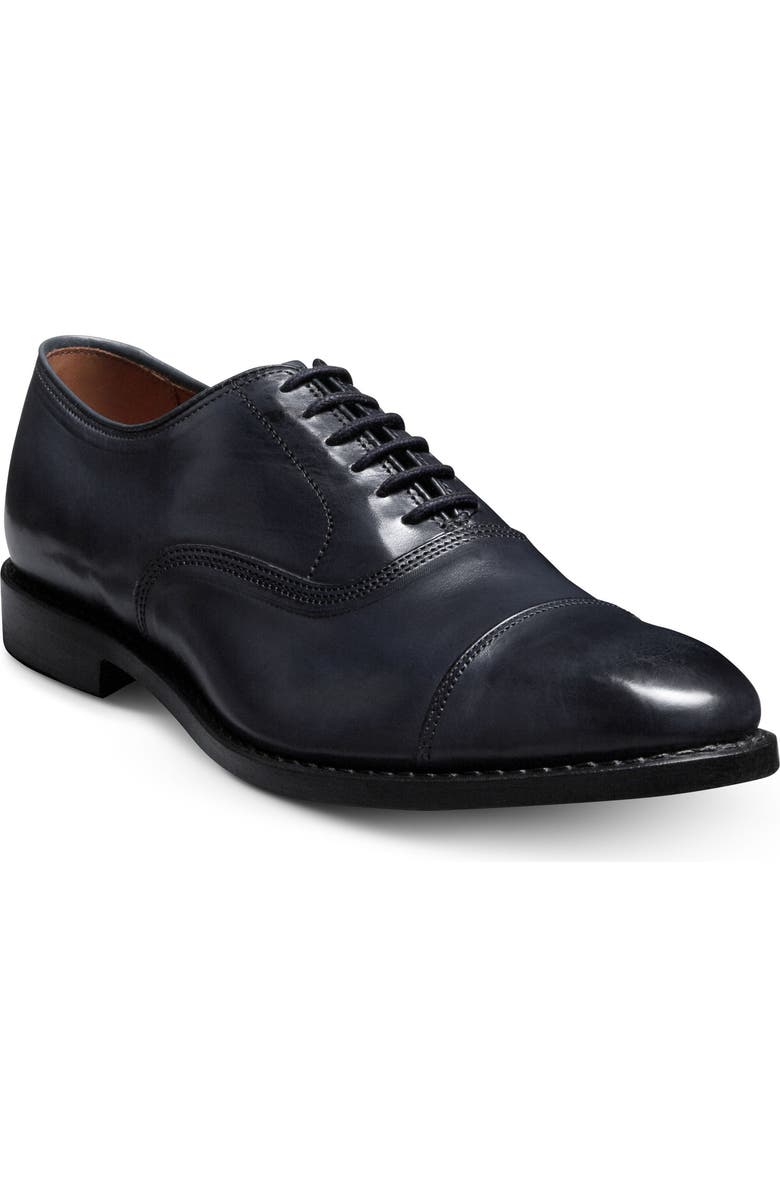 Allen Edmonds Park Avenue Cap Toe Oxford, Main, color, Navy