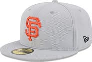 New Era Men's New Era Gray San Francisco Giants 2025 MLB Clubhouse 59FIFTY Fitted Hat