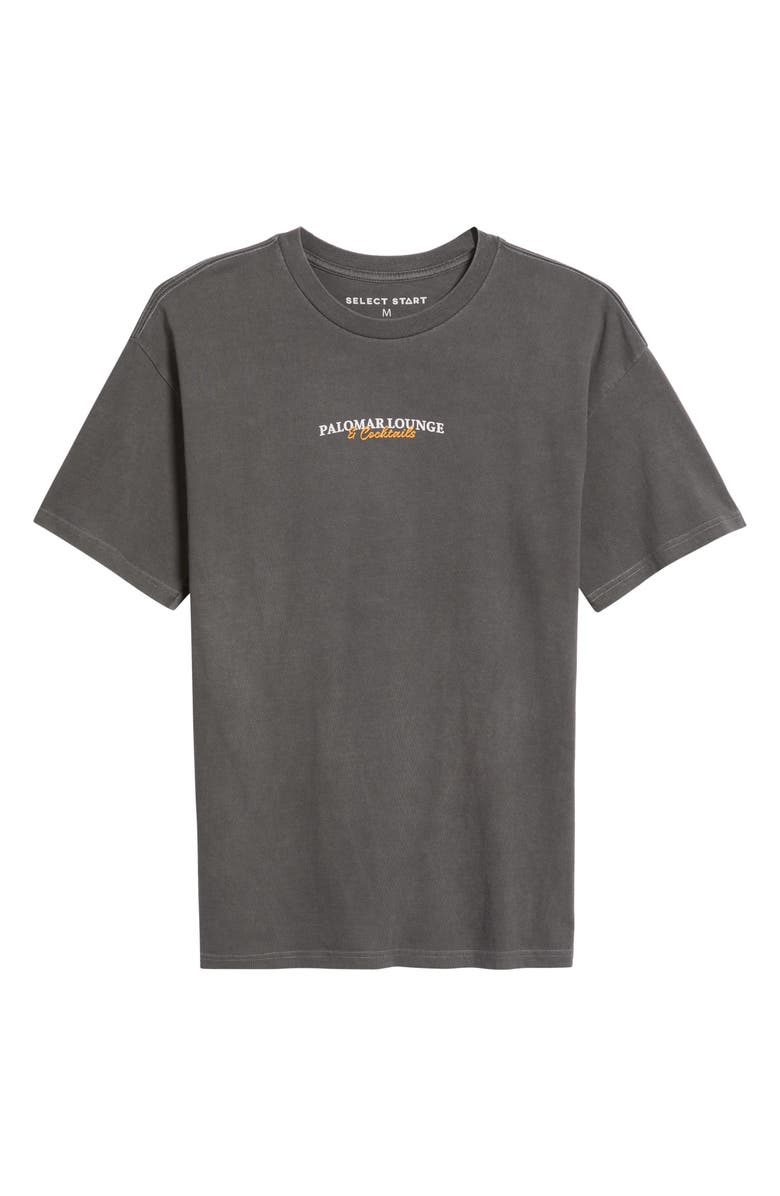 The Forecast Agency Palomar Lounge Cotton Graphic T-Shirt, Alternate, color, Washed Black