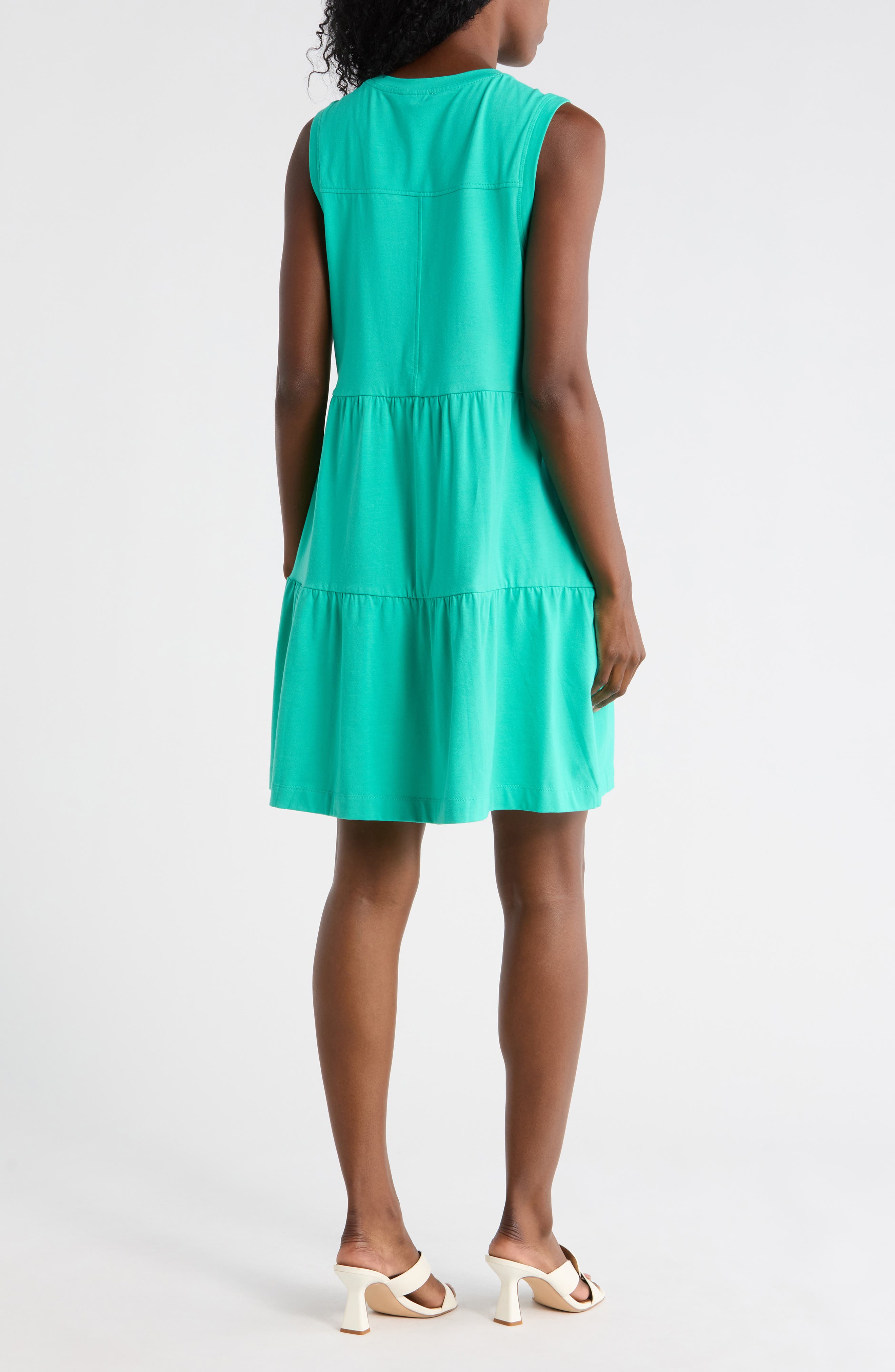 Crewneck Tiered Dress - image 4