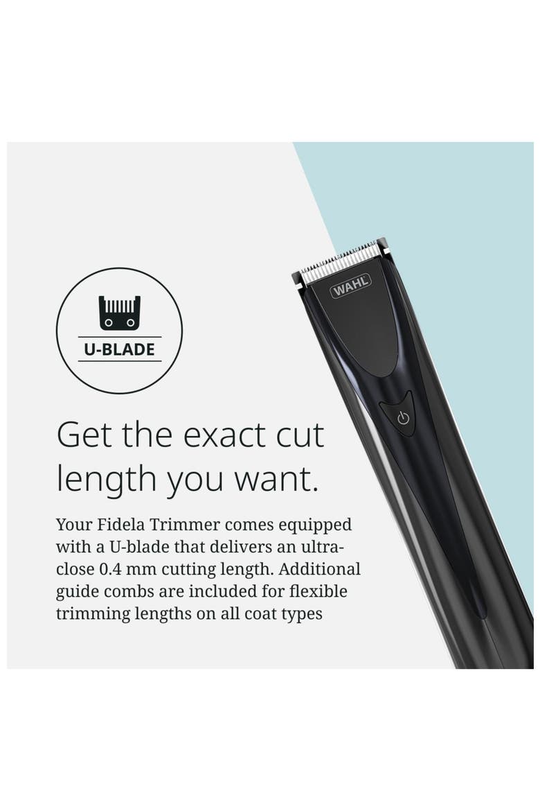Cordless hair trimmer for dogs and cats, Alternate, color, Black