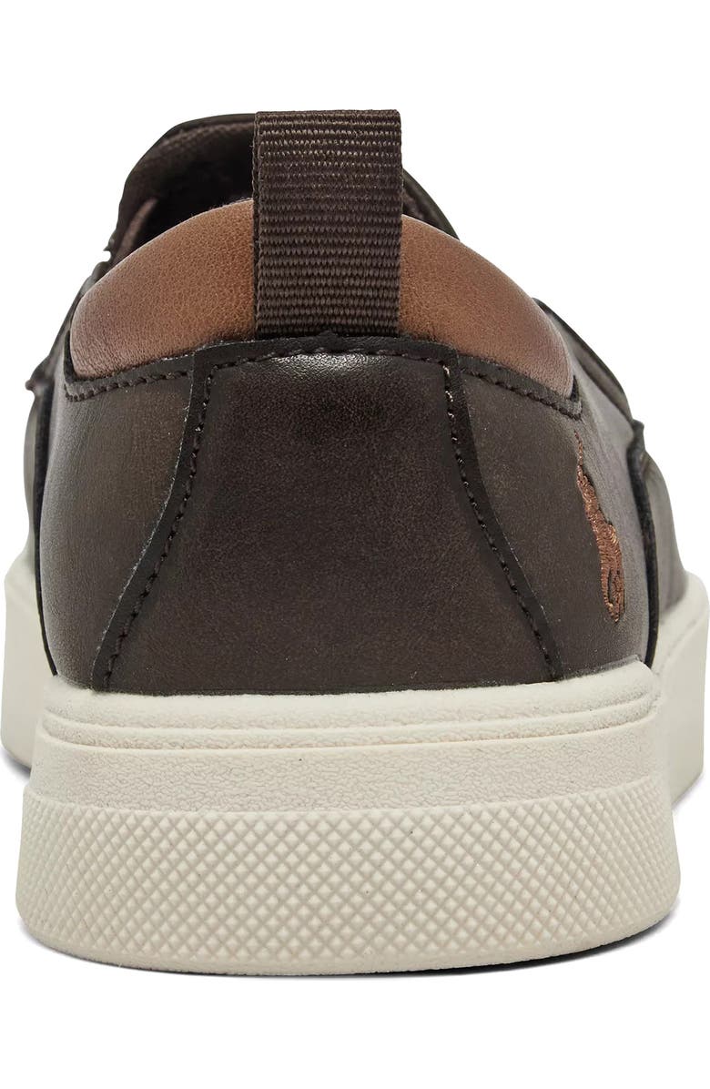 Ralph Lauren Kids' Filip Slip-On Sneaker, Alternate, color, Chocolate/ Tan