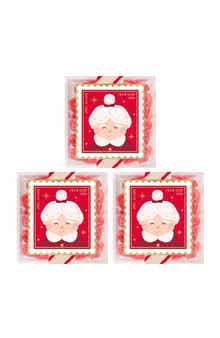 sugarfina Mrs. Claus Mistletoe Kisses Set of 3 Candy Cubes