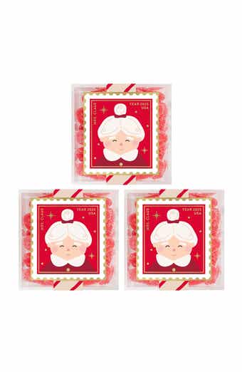 sugarfina Mrs. Claus Mistletoe Kisses Set of 3 Candy Cubes