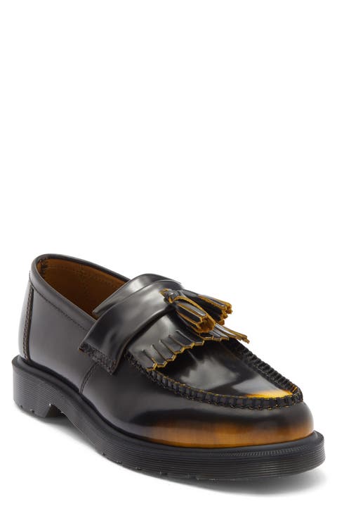 Adrian Arcadia Rub Off Leather Tassel Loafer (Men)