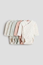 H&M 5-pack Wrapover Bodysuits