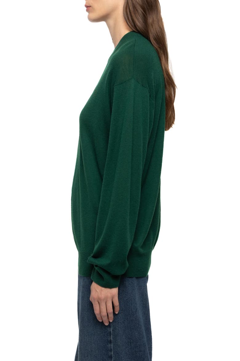 Swyna Cashmere Sweater, Alternate, color, RAIN FOREST