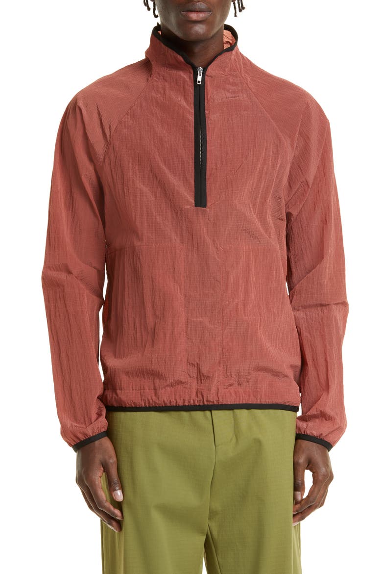Ganga Ripstop Nylon Anorak, Main, color, 0959 CHILLI