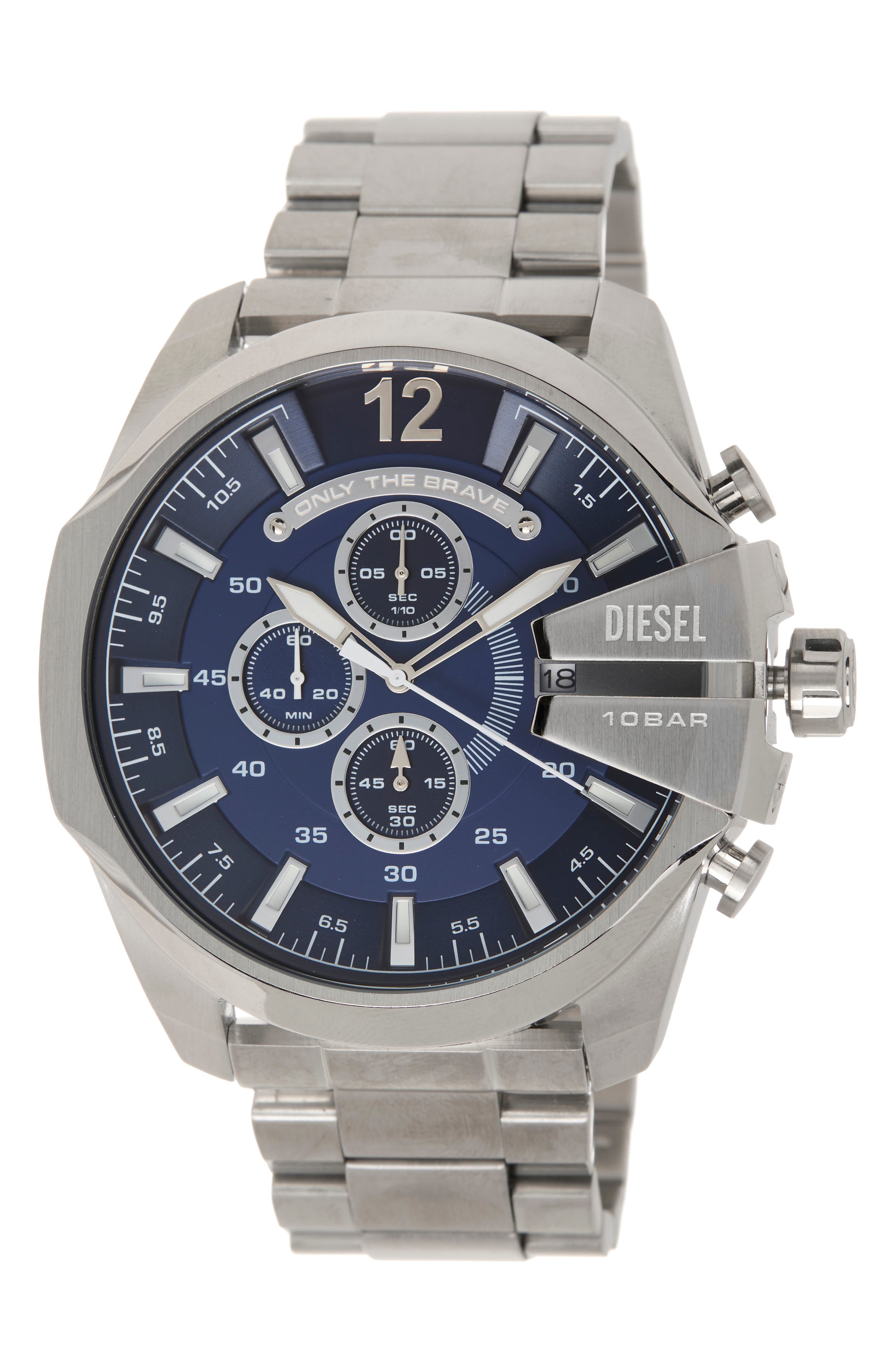 DIESEL® Men's Mega Chief Chronograph Bracelet Watch, 51mm
