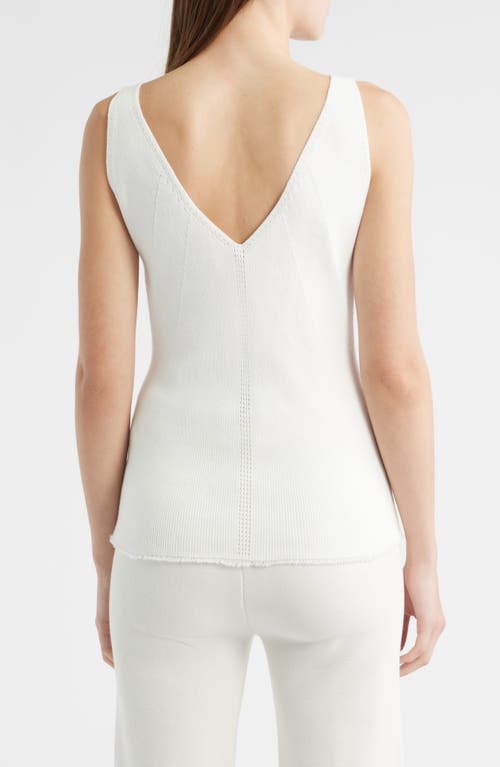 Kobi Halperin Finley Pointelle Rib Knit Cotton Tank