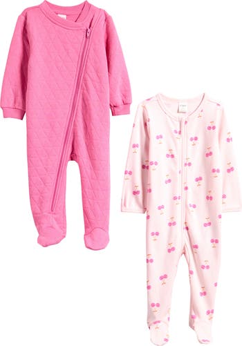2-Pack Zip Footies