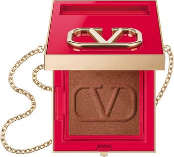 Valentino Limited Edition Go-Clutch Highlighter & Mini store lipstick and chain