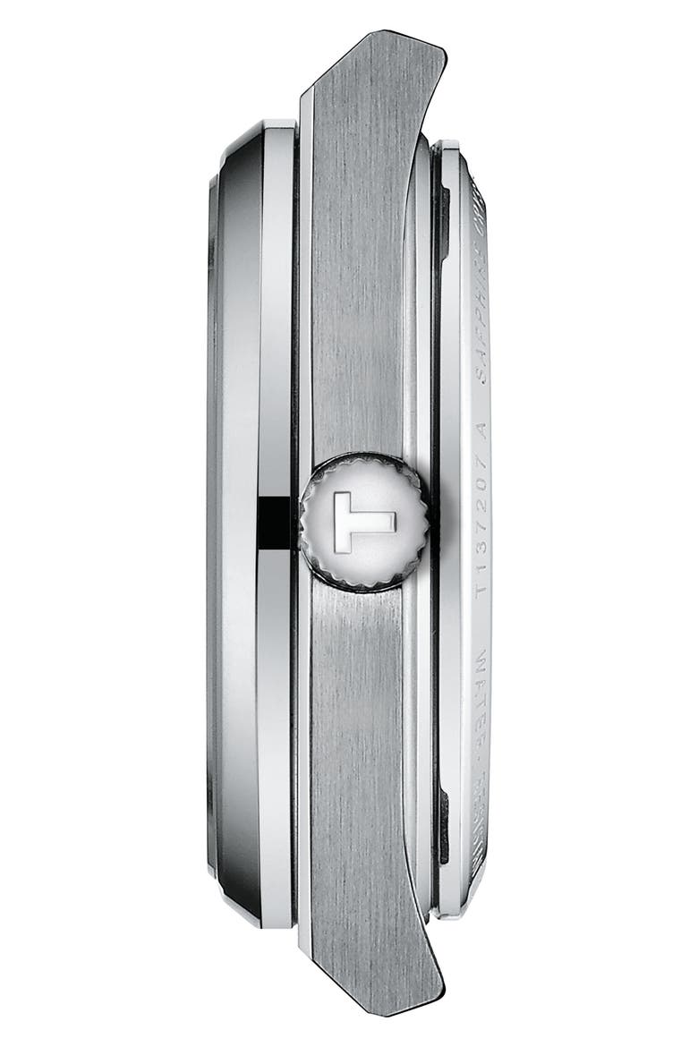 PRX Auto Powermatic 80 Bracelet Watch, 35mm, Alternate, color, SILVER/ LIGHT GREEN