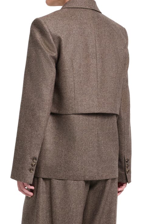 Two Faced Cotton Blazer