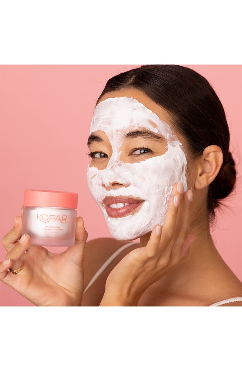 Kopari Lychee Clean Vitamin C Face Mask, Alternate, color, 