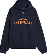 Fear of God Essentials Denver Broncos 90s Relaxed Fleece Hoodie